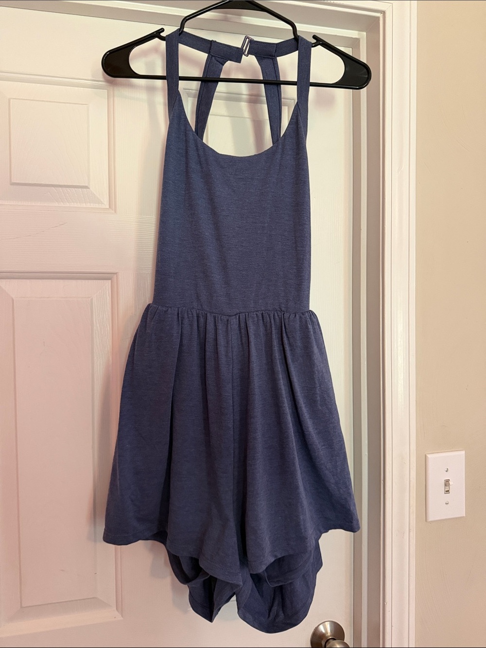 Halara women’s Navy Blue Halter Romper